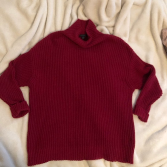 red american eagle turtleneck sweater - Picture 1 of 4